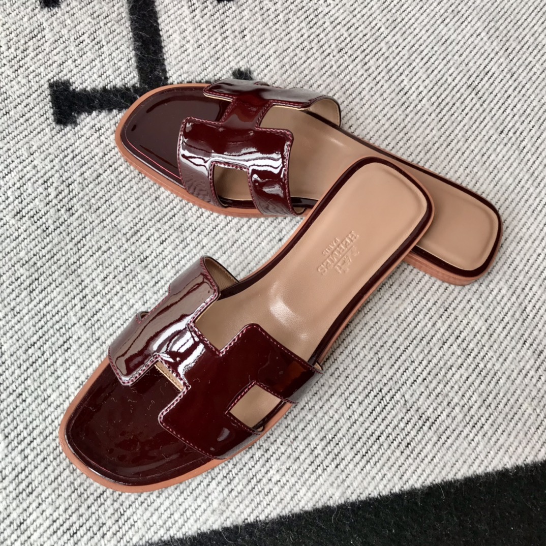 에르메스 올수공 오란 슬리퍼 샌들 페이던트 29